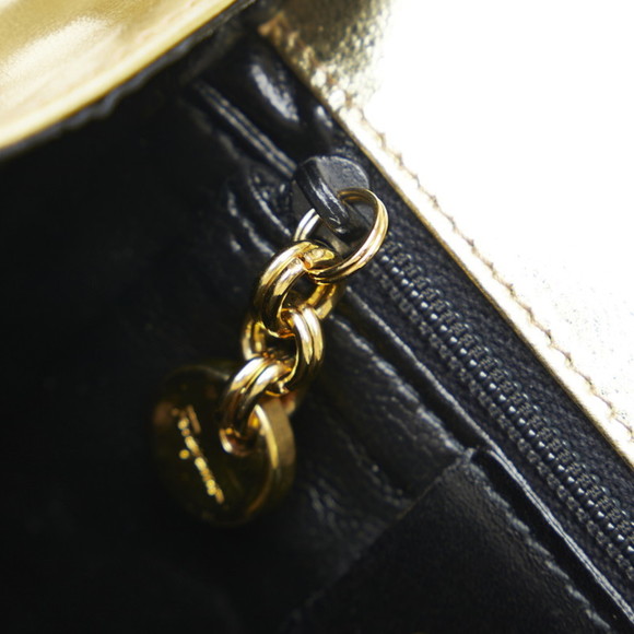 SALVATORE FERRAGAMO Gancini Shoulder Bag P213151 Gold Leather Ladies - Picture 6 of 8